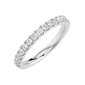 XIV Karats Style E 14kt Gold 0.40 - 0.60 Carat Stacking Ring (US Size 7)